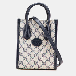 Gucci: Бежевая сумка  Interlocking G