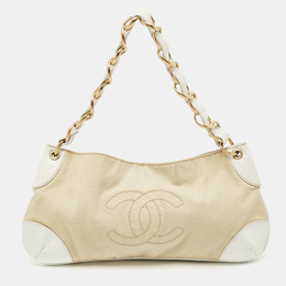 Chanel: Бежевая сумка 