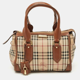 Burberry: Коричневая сумка 