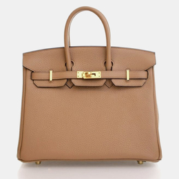 Hermes: Коричневая сумка  Birkin 25