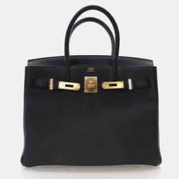 Hermes: Чёрная сумка  Birkin 30