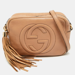 Gucci: Коричневая сумка  Soho