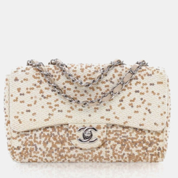Chanel: Бежевая сумка 