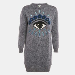 Kenzo: Голубой свитер  Eye