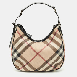 Burberry: Чёрная сумка 