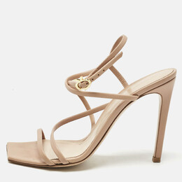 Gianvito Rossi: Бежевые сандалии 
