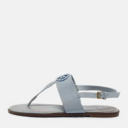 Tory Burch: Голубые сандалии 
