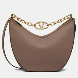 Valentino: Коричневая сумка 