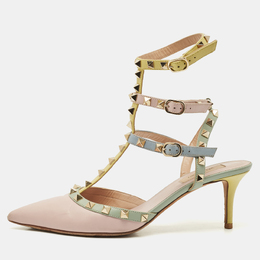 Valentino: Многоцветные туфли  Rockstud