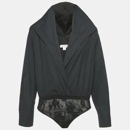 Alaia: Чёрный боди 
