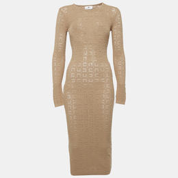 Elisabetta Franchi: Коричневое платье 