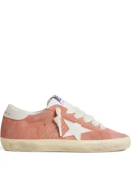 Golden Goose: Розовые кроссовки  Super Star