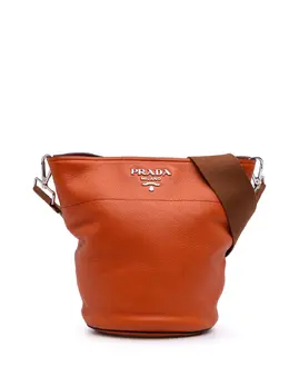 Prada Pre-Owned: Оранжевая сумка 