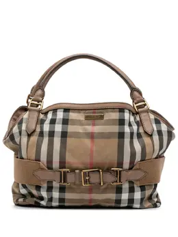 Burberry Pre-Owned: Коричневая сумка 