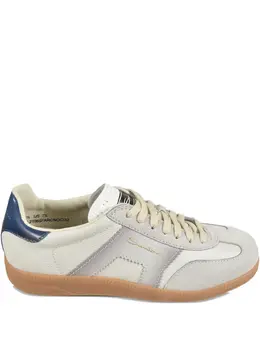 Santoni: Белые кроссовки 