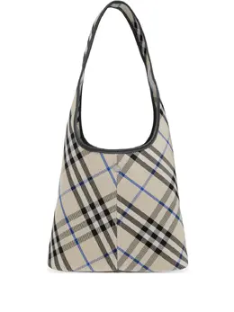 Burberry: Светлая сумка-шоппер 