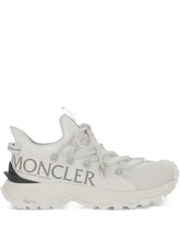 Moncler: Белые кроссовки 