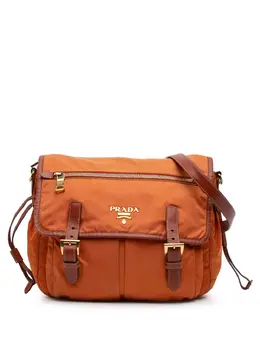 Prada Pre-Owned: Оранжевая сумка 