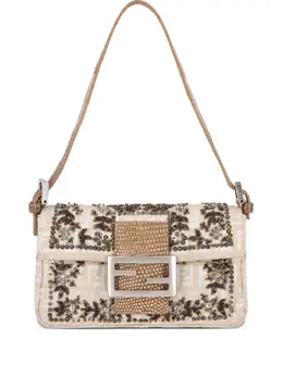 Fendi Pre-Owned: Бежевая сумка 