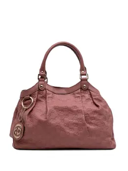 Gucci Pre-Owned: Розовая сумка-шоппер 