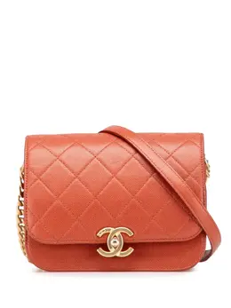 CHANEL Pre-Owned: Красная сумка через плечо 