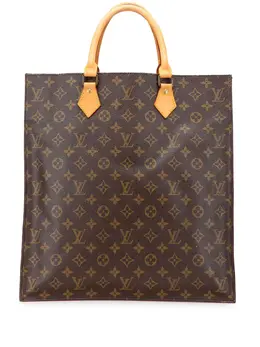 Louis Vuitton Pre-Owned: Коричневая сумка-шоппер 