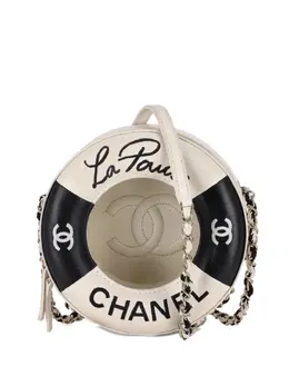 CHANEL Pre-Owned: Белая сумка через плечо 