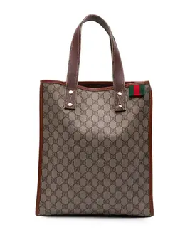 Gucci Pre-Owned: Коричневая сумка-шоппер 