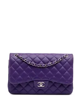 CHANEL Pre-Owned: Фиолетовая сумка 