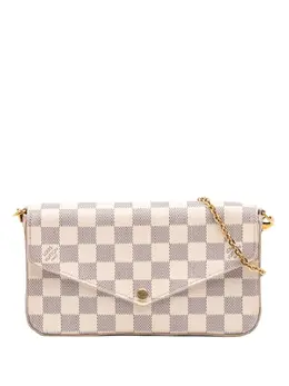 Louis Vuitton Pre-Owned: Белая сумка через плечо 