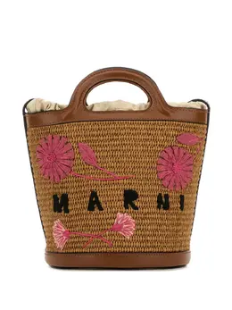 Marni: Сумка  Tropicalia с цветочным принтом