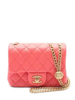 CHANEL Pre-Owned: Розовая сумка 