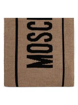 Moschino: Коричневый шарф 