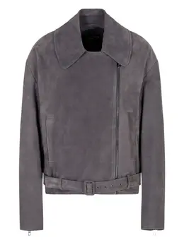 Emporio Armani: Замшевая куртка 