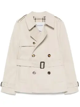 Burberry: Двубортная куртка 