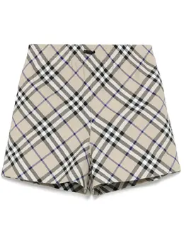 Burberry: Шорты с разрезом 