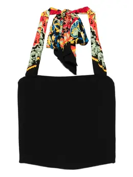alice + olivia: Топ с растительным принтом 