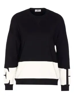 Elisabetta Franchi: Чёрный свитшот 