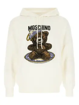 Moschino: Свитер  Teddy с принтом