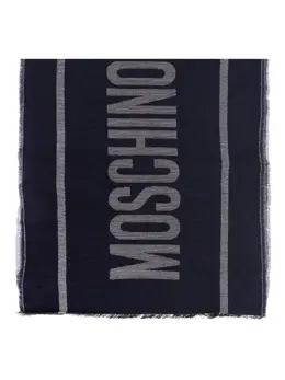 Moschino: Синий шарф 