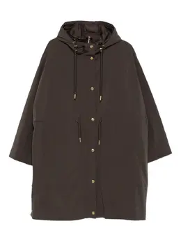 Moncler: Пальто с капюшоном 