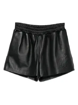 Philipp Plein: Кожаные шорты 