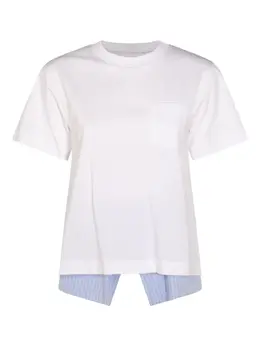 sacai: Футболка в полоску 