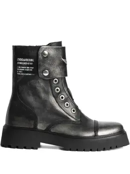 Zadig&Voltaire: Чёрные ботинки 