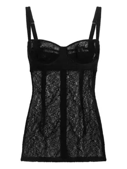Dolce & Gabbana: Кружевное корсет 