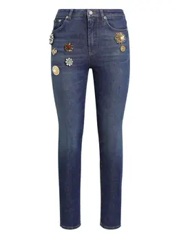 Dolce & Gabbana: Тёмные джинсы 