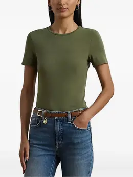 Lauren Ralph Lauren: Зелёная футболка 