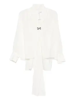 Max Mara: Топ с бантом 