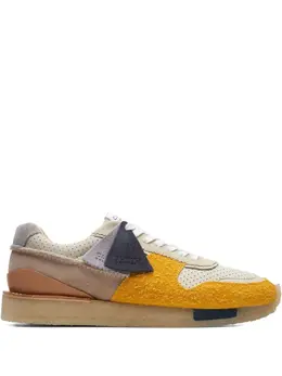 Clarks Originals: Жёлтые кроссовки 