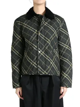 Burberry: Куртка в клетку 